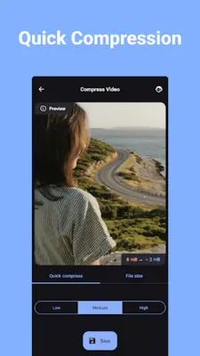 Compress Video - Resize Video android App screenshot 3